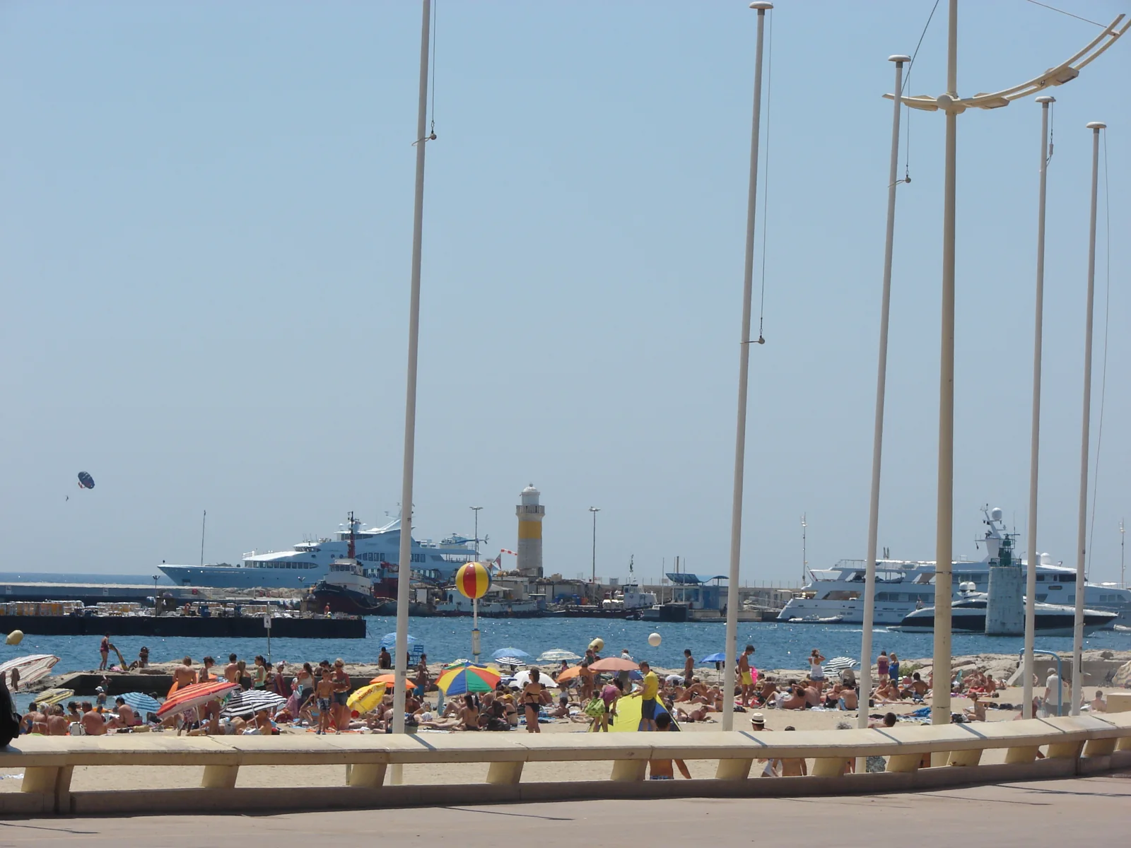 Photo de la plage de la Croisette à Cannes